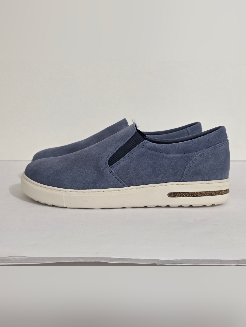 Men's Slip-On Casual Sneakers in Slate Blue
